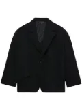 Black Comme Des Garçons single-breasted blazer