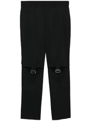 Black Comme Des Garçons メンズ ストレートパンツ通販 - FARFETCH