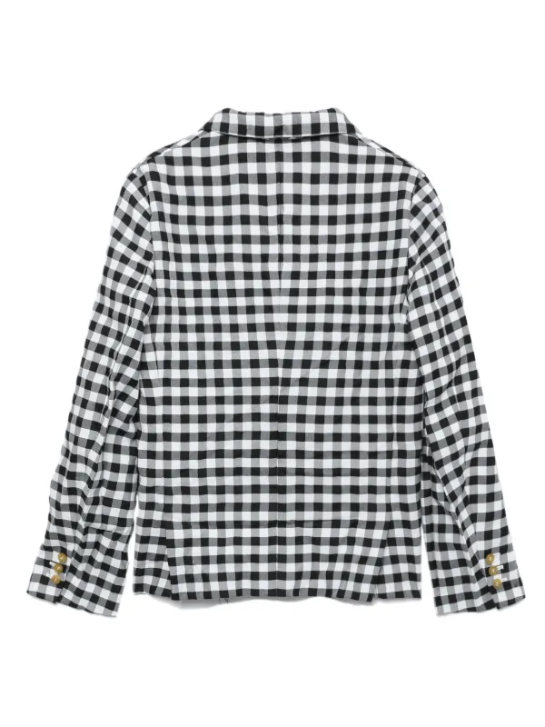 COMME des GARCONS COMME des GARCONS Check Jacket Navy,White