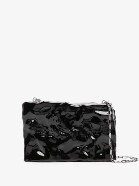 Off-White Quote textured clutch bag