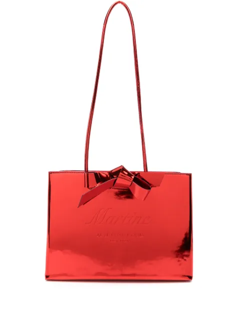 Martine Rose logo-debossed tote bag