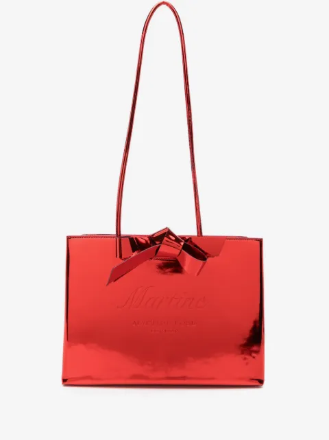 Martine Rose tote con logo en relieve