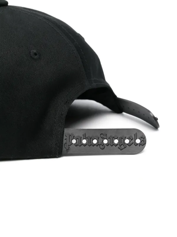 Palm Angels ロゴ キャップ | ブラック | FARFETCH JP