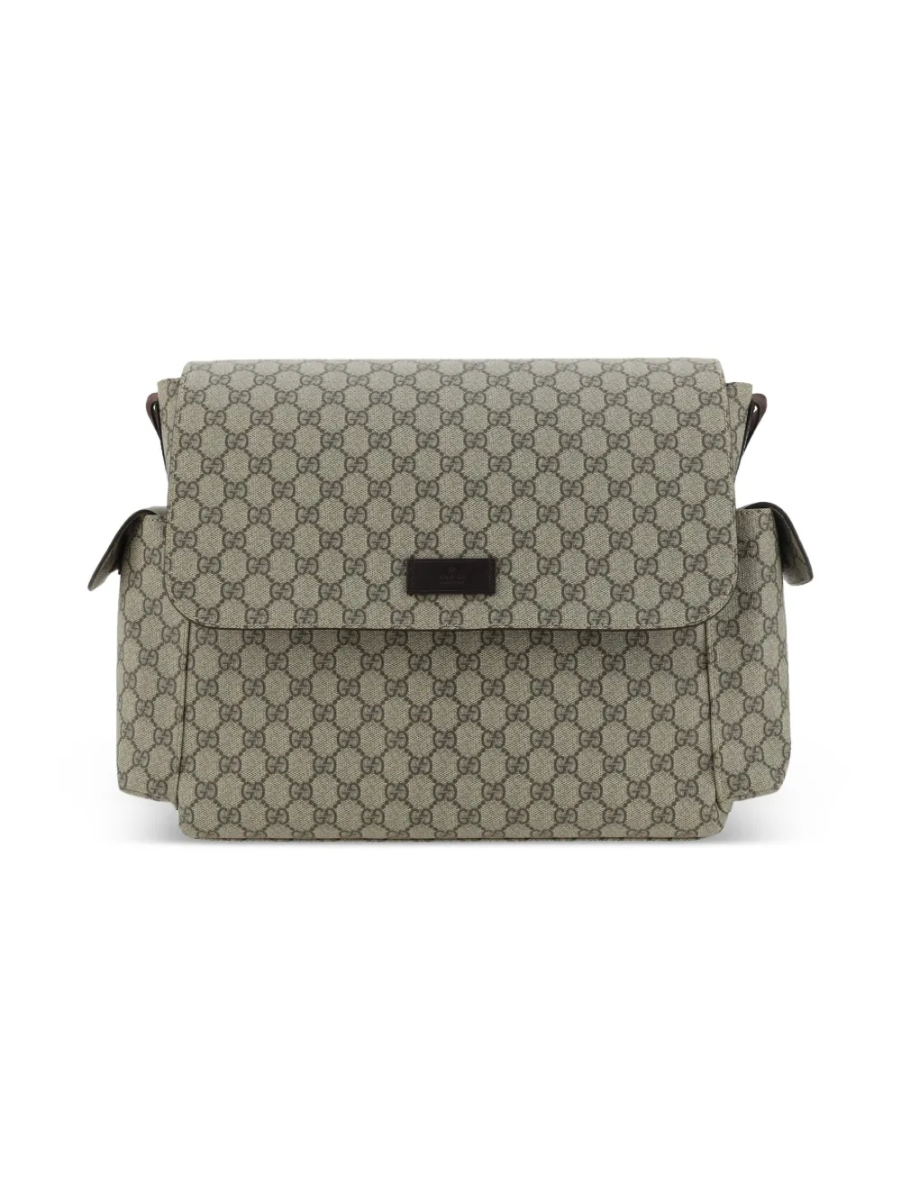 Gucci Mittelgroße Wickeltasche mit GG Supreme-Muster - Nude