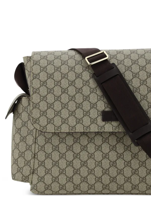 Gucci Kids GGパターン マザーズバッグ M | ニュートラル | FARFETCH JP