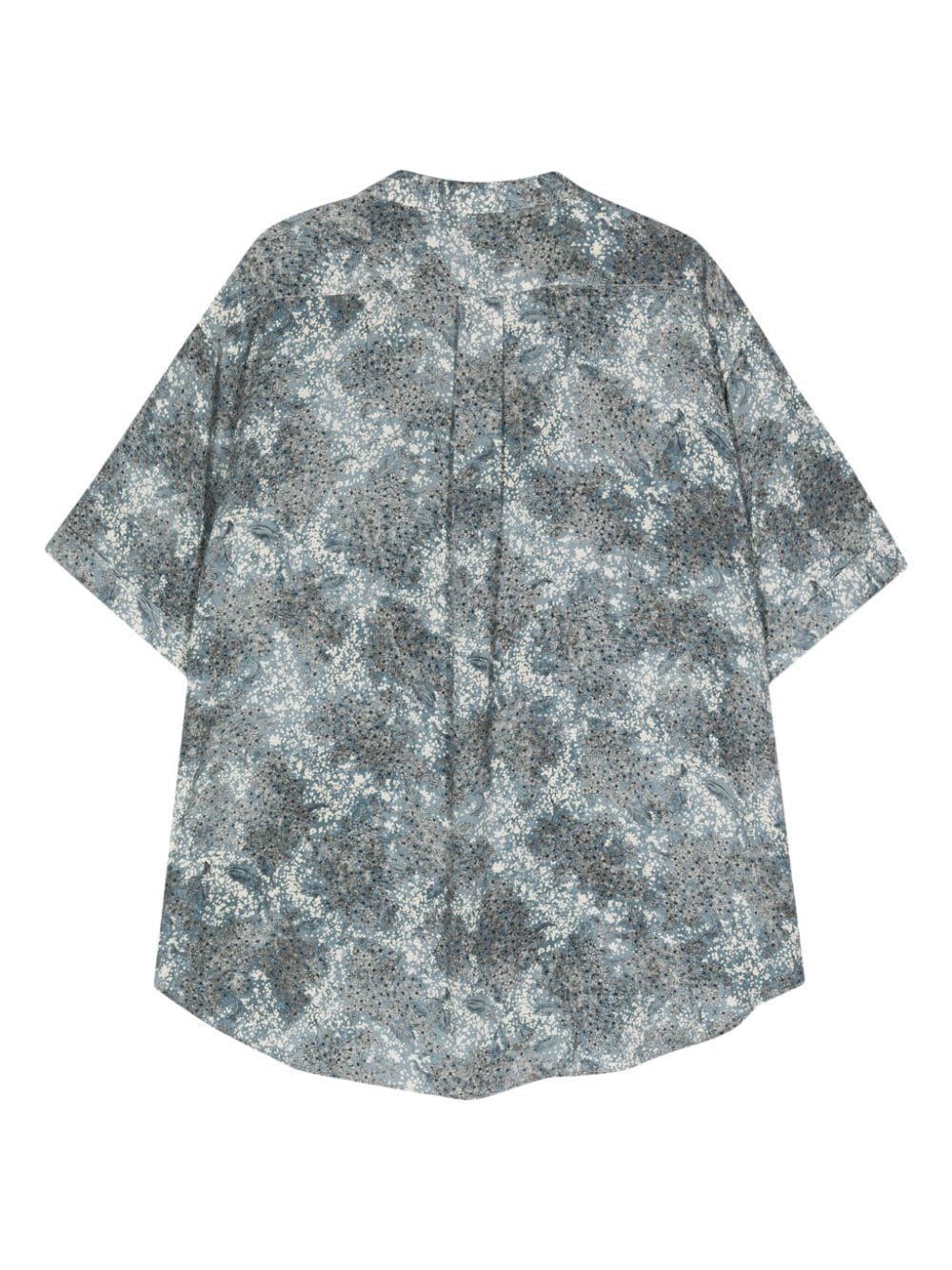 Shop Ih Nom Uh Nit Floral-print Shirt In Blue