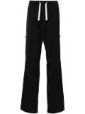 Palm Angels drawstring-waist wide-leg trousers - Black