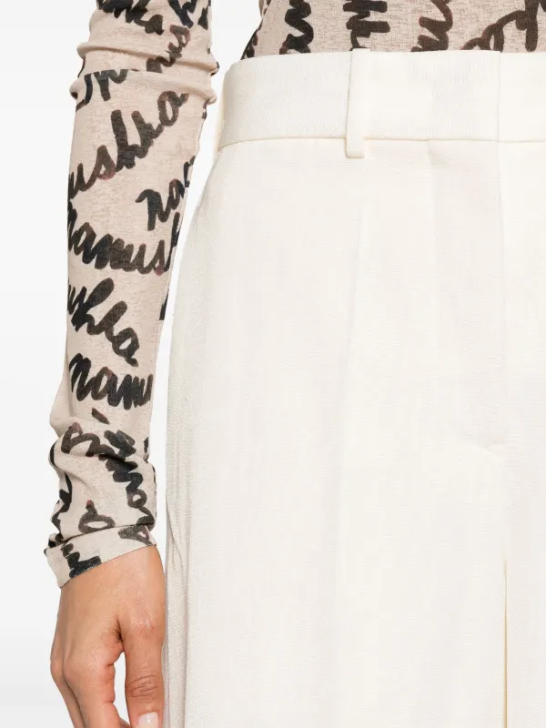 Jil Sander ワイド テーラードパンツ | ニュートラル | FARFETCH JP