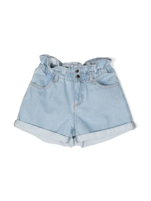 Emporio Armani Kids elasticated-waist denim shorts