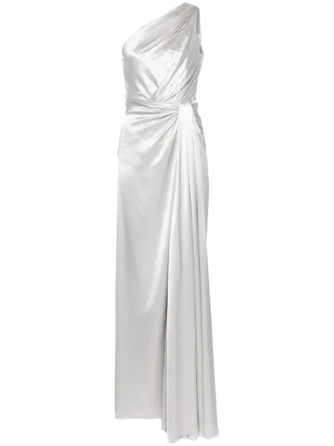 Dolce & Gabbana off-shoulder silk gown