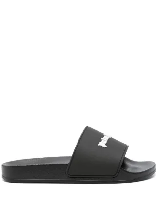 Palm Angels Slide Com Logo Gravado | Preto | FARFETCH BR