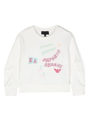 Emporio Armani Kids Teen Hoodies Sweatshirts for Kids Kidswear