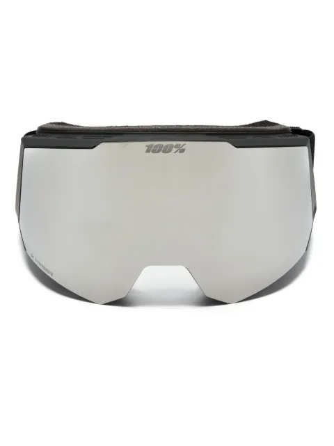 100% Eyewear Snowcraft mirrored ski goggles