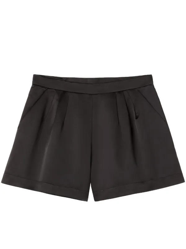 Az Factory Helleborus High-waist Shorts in Black