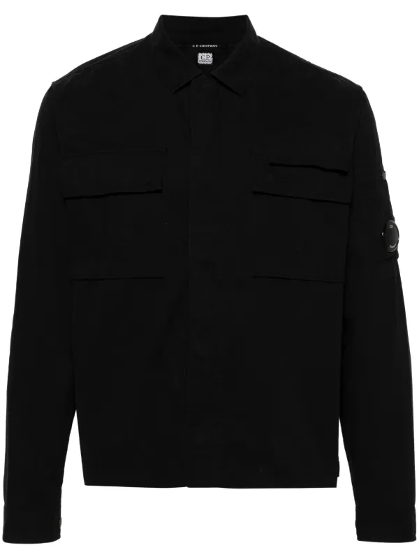 C.P. Company レンズディテール シャツ | ブラック | FARFETCH JP