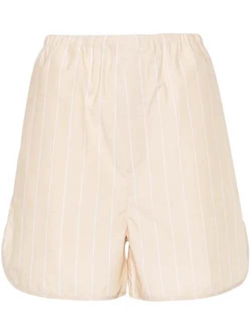 Short en coton biologique à rayures - Filippa K - Modalova