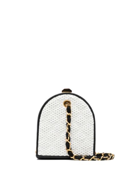 CHANEL sequin-embellished clutch bag Women