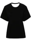 IRO open-back cotton T-shirt - Black