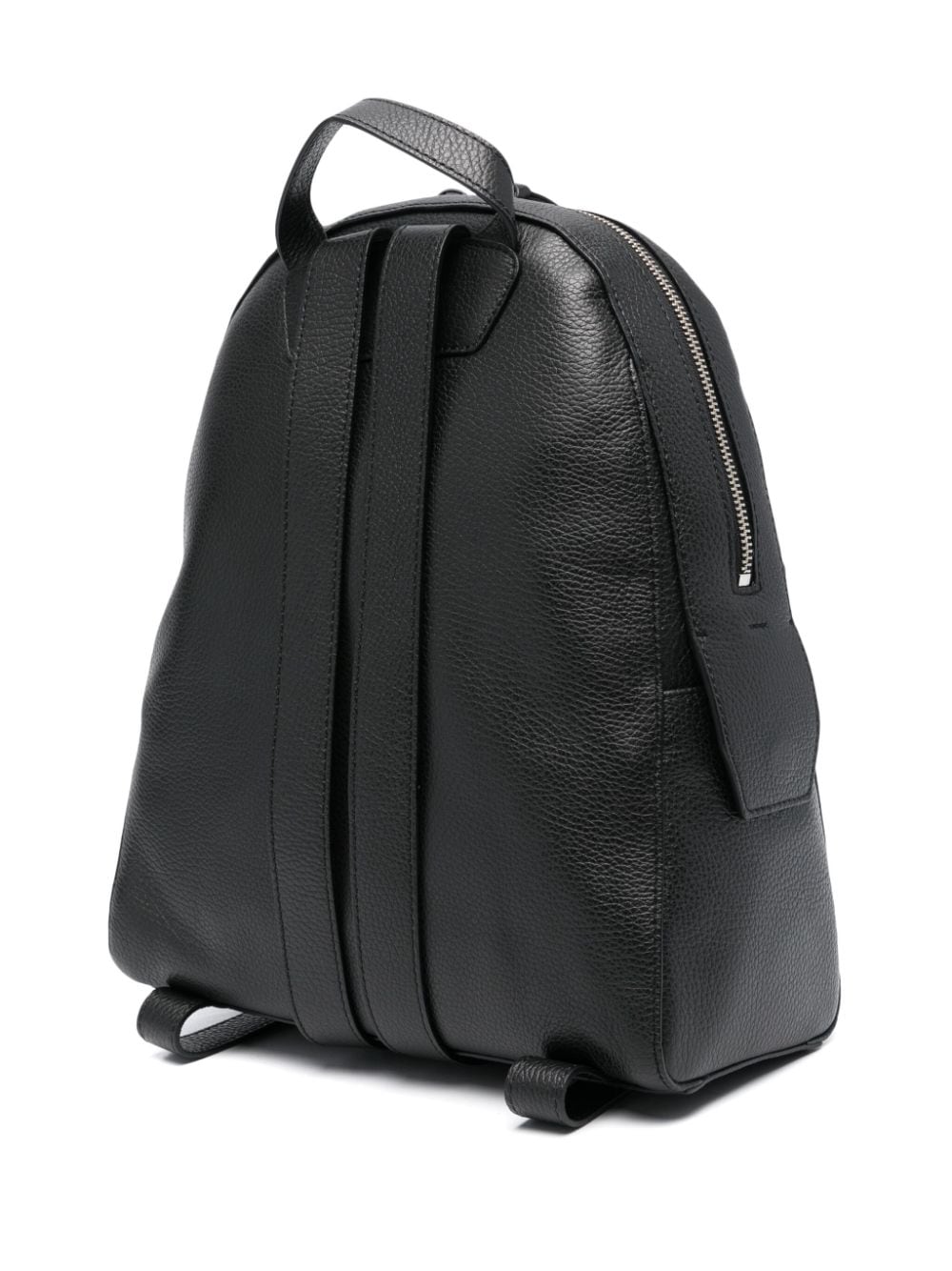 Shop Orciani Logo-lettering Backpack In Black