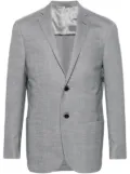 Corneliani single-breasted wool-blend blazer - Grey
