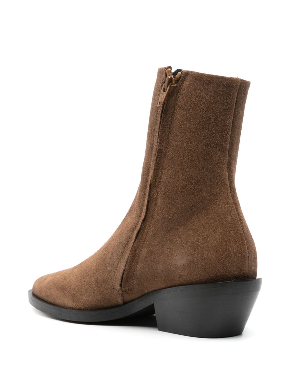 Shop A.emery Hudson 45mm Suede Boots In Braun