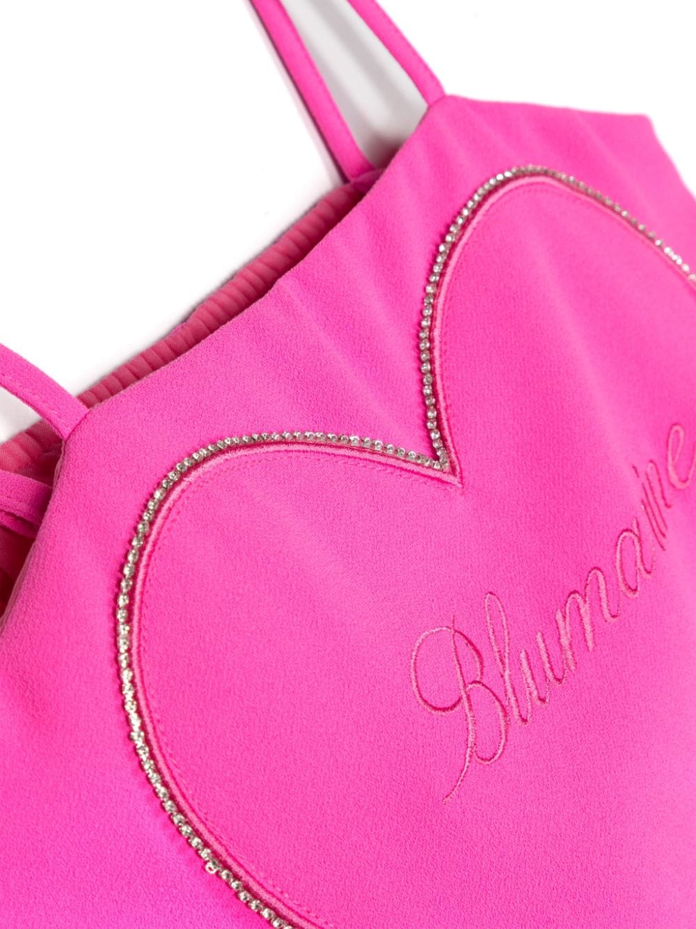 Miss Blumarine Tanktop van crêpe Roze