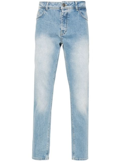 Boggi Milano logo-embroidered low-rise jeans