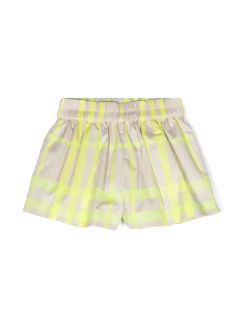 Burberry Kids Vintage Check flared shorts