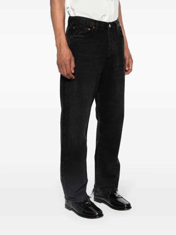 AGOLDE 90's mid-rise straight-leg Jeans | Black | FARFETCH UK