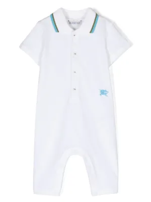 Burberry romper shop baby boy