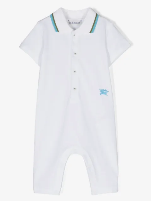 Burberry Kids Equestrian Knight 棉连体衣