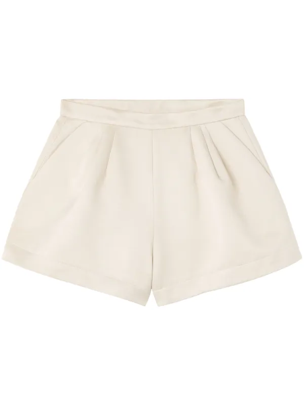 Az Factory Helleborus High-waist Shorts in Neutrals
