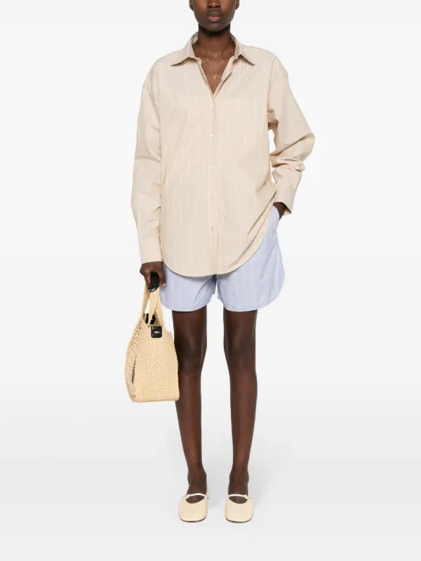 ショートパンツ Filippa K Short trousers Filippa K ストライプ ショートパンツ | ブルー | FARFETCH JP