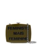 CHANEL Pre-Owned Feministe Femenine clutch bag - Green