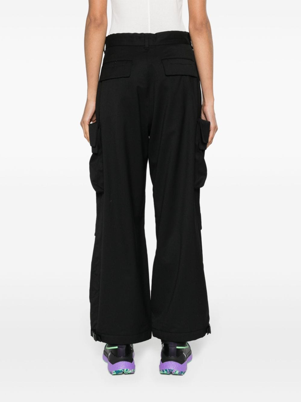 WIDE-LEG CARGO TROUSERS