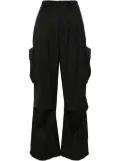 Y-3 wide-leg cargo trousers - Black