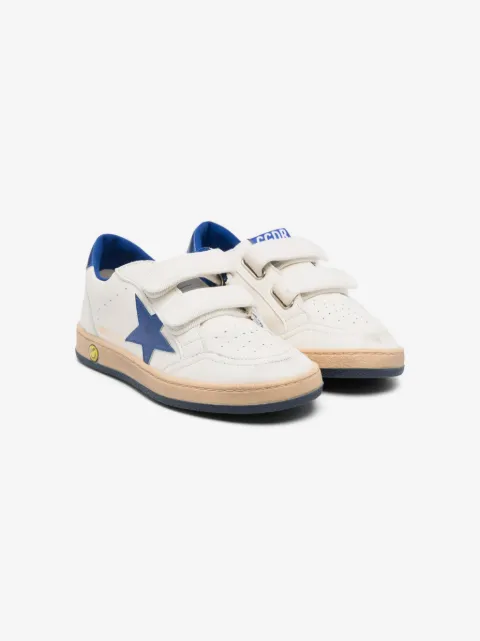 Golden Goose Kids Ball Star touch-strap sneakers