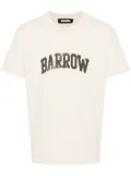 BARROW logo-print cotton T-shirt - Neutrals