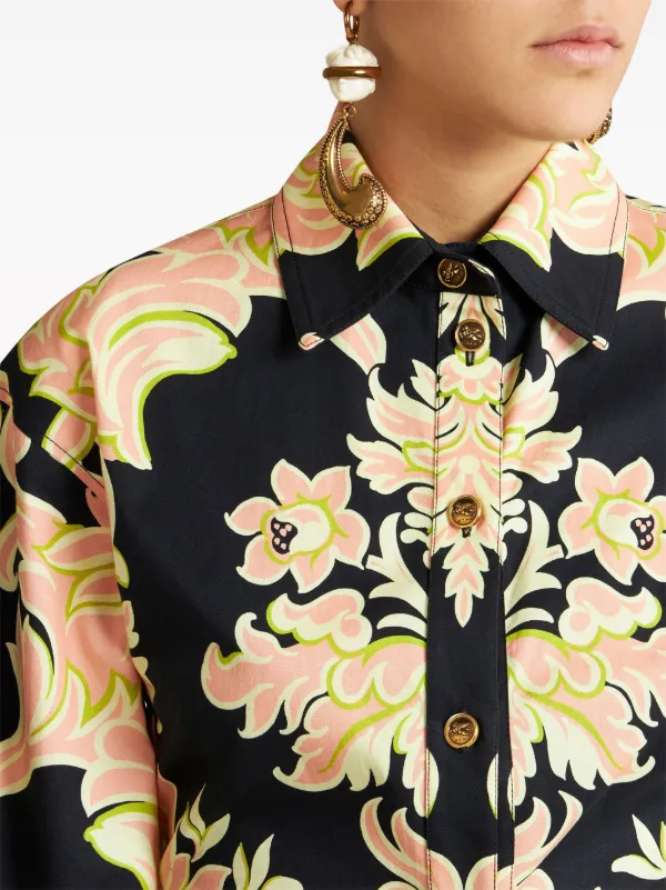 ETRO ペイズリー イブニングドレス | ブラック | FARFETCH JP