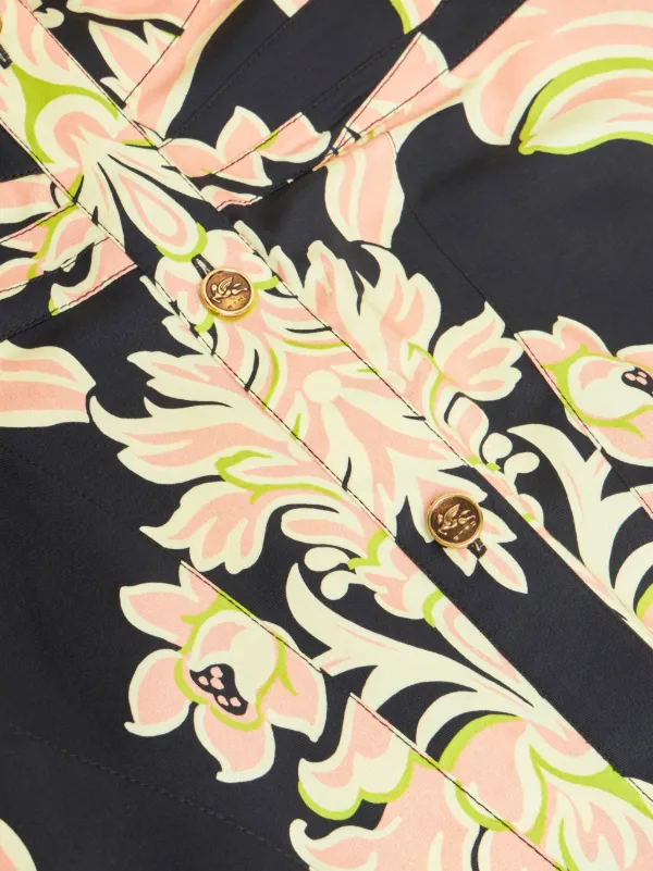 【華やかなアイテム】ETRO ペイズリープリントドレス ETRO ペイズリー ドレス | オレンジ | FARFETCH JP