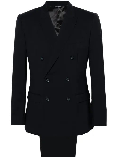 Blazer n sergé à boutonnière croisée - Dolce & Gabbana - Modalova