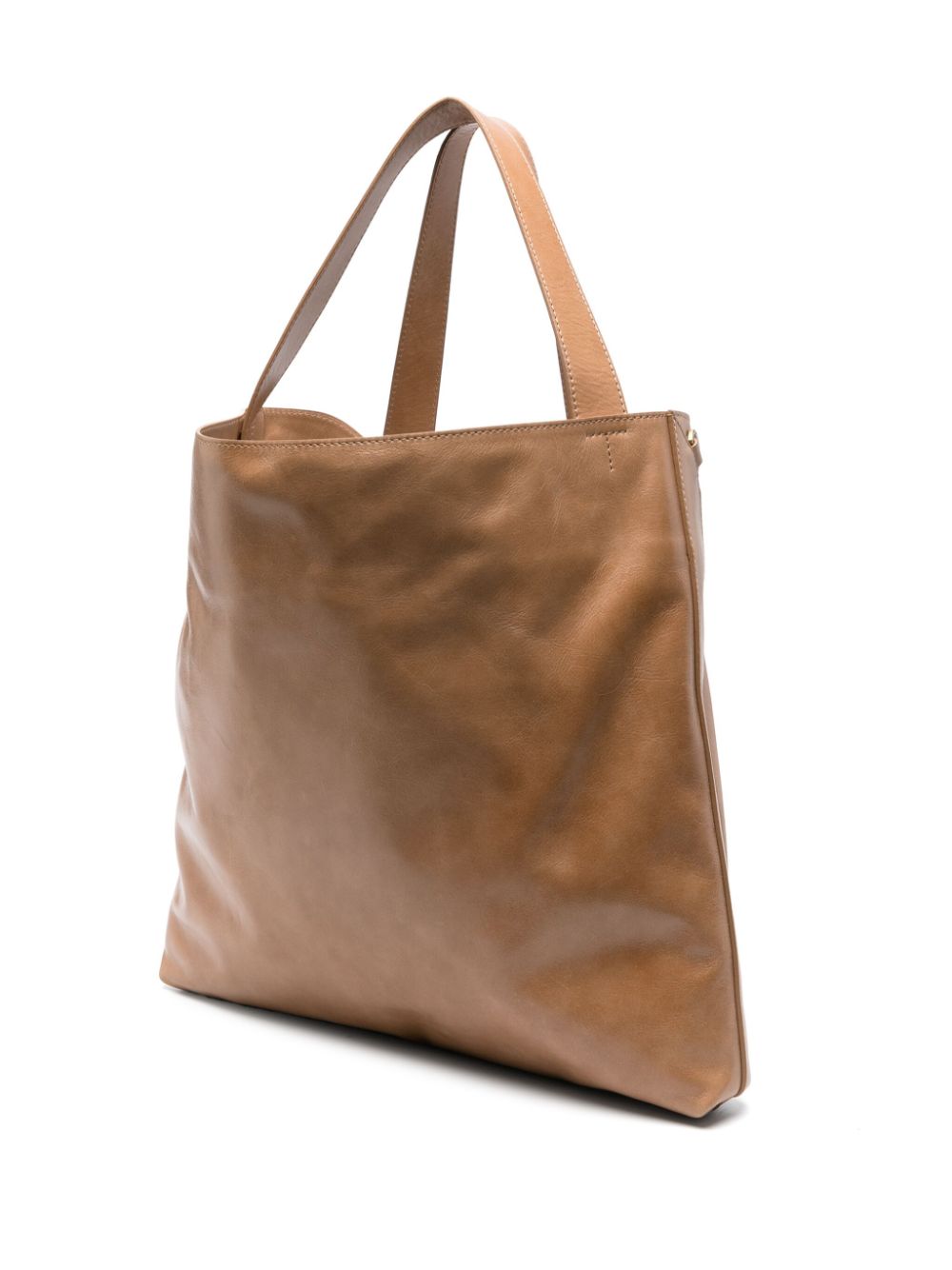 Shop Orciani Buys Notturno Shoulder Bag In Brown