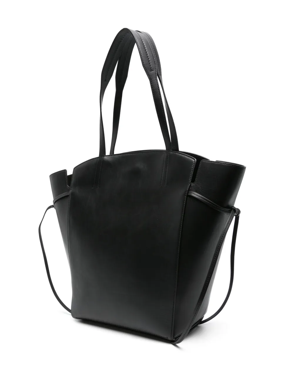 Mulberry Clovelly Calfskin Leather Tote In Black