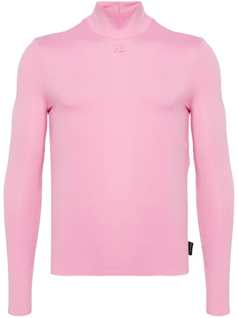 Courrèges logo-appliqué top
