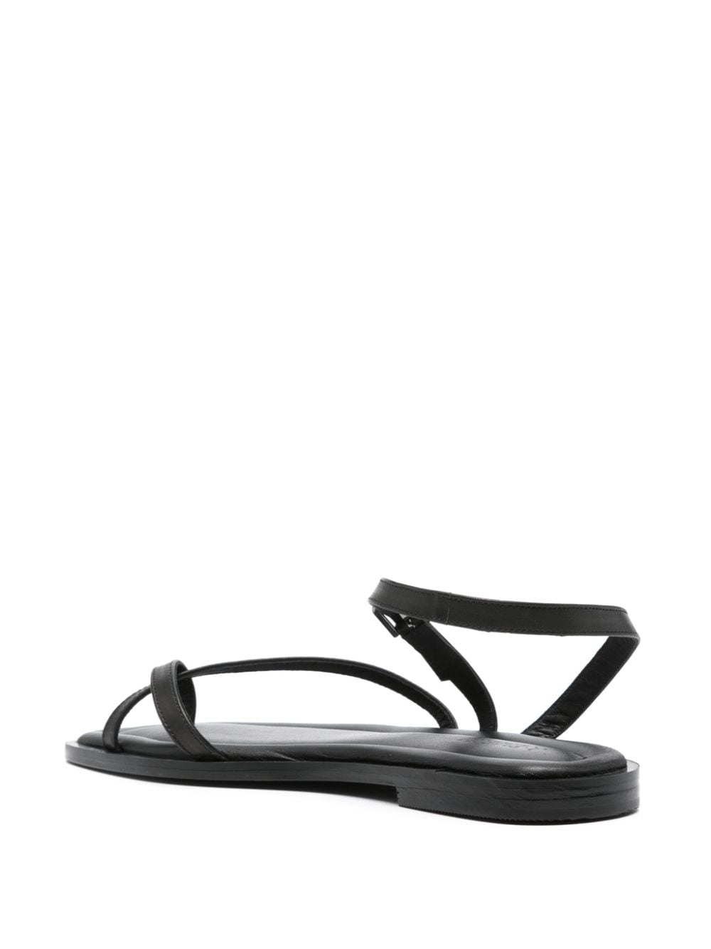 Shop A.emery The Lucia Leather Sandal In Black