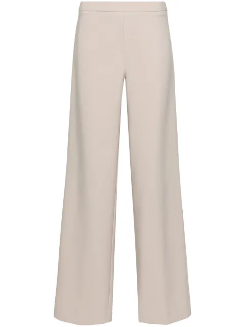 D.Exterior mid-rise straight-leg trousers