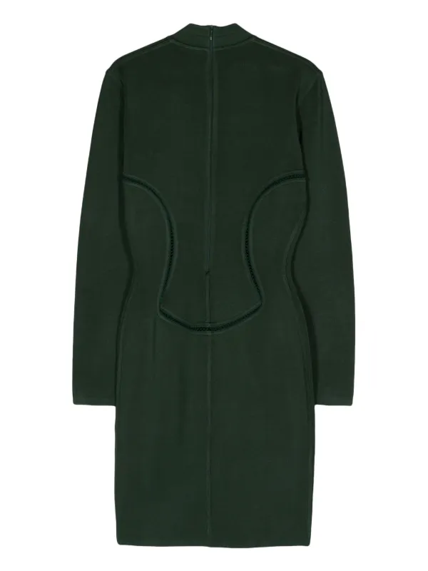 alaia green dress ASTR the Label | Alaia Satin Pliss Maxi Dress in Seafoam