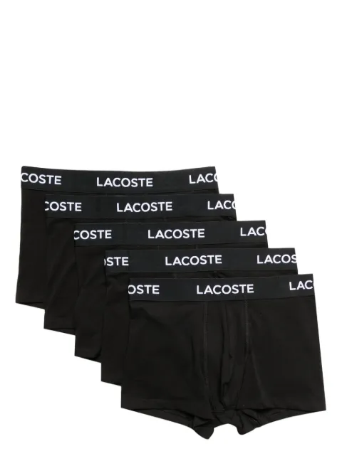 Lacoste pack de cinco bóxeres con logo estampado