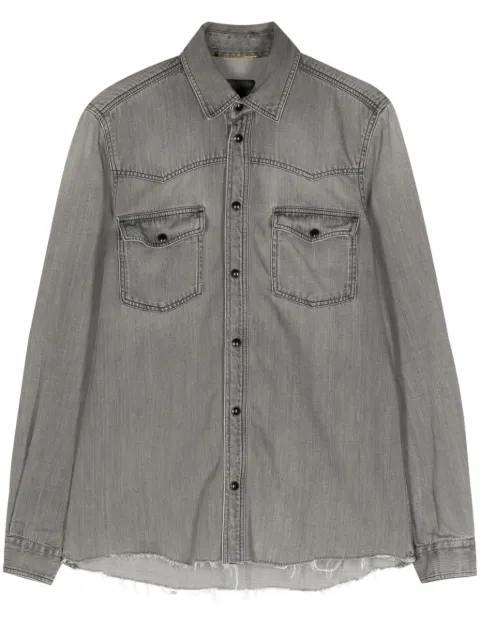 Saint Laurent Pre-Owned camisa de mezclilla 2000