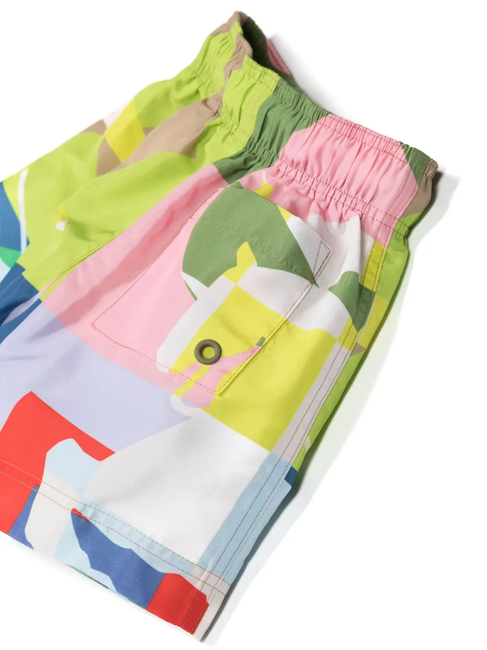 Burberry Kids Zwembroek met print - Roze